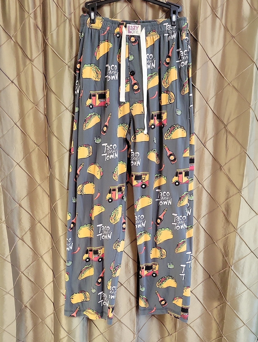 EUC- Lazy One Unisex ‘Taco the Town’ Pajama Pants